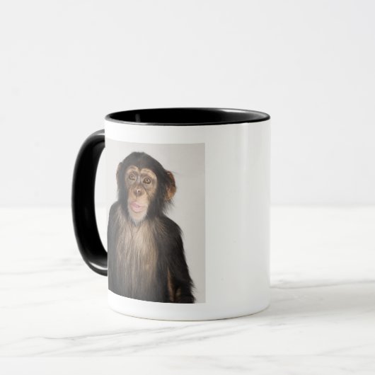 Affe Tasse (Vorderseite Links)