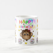 Affe Tasse Happy Birthday Tasse (Mittel)