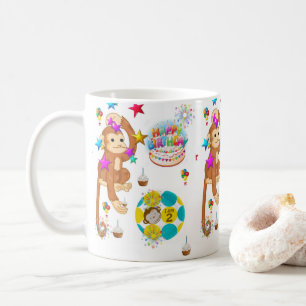 Affe Tasse Happy Birthday Tasse
