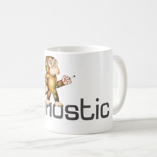 Affe-Tasse Kaffeetasse (VorderseiteRechts)