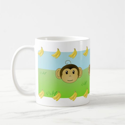 Affe-Tasse Kaffeetasse (Links)