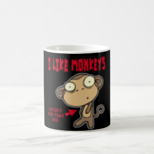 Affe-Tasse Kaffeetasse