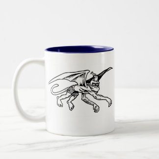 Affe-Tasse kein Logo Zweifarbige Tasse