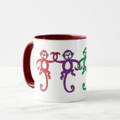 Affe-Tasse Tasse (Vorderseite Links)