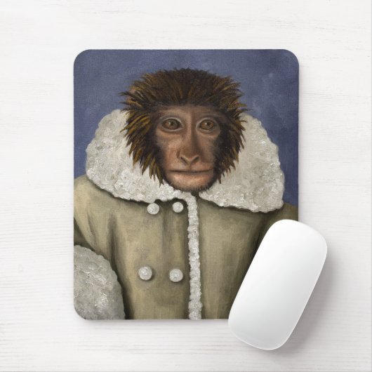 Affe-tragende Jacke Mousepad (Mit Mouse)