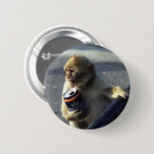 Affe-Trinken Button (Vorne & Hinten)