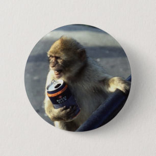 Affe-Trinken Button