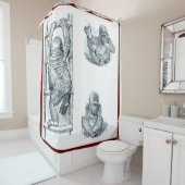 Affe um den Young Gorilla Duschvorhang (Beispiel)