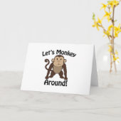 Affe um karte (Gelbe Blume)