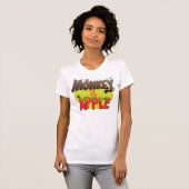 Affe- und Apple-Logo-Shirt T-Shirt (Vorne ganz)