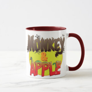 Affe und Apple-Tasse Tasse