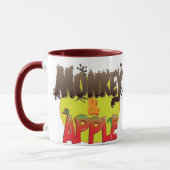 Affe und Apple-Tasse Tasse (Links)