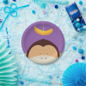 Affe und Banane Pappteller (Party)