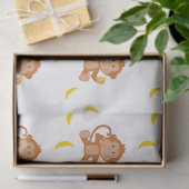Affe und Bananen Seidenpapier (Geschenk)