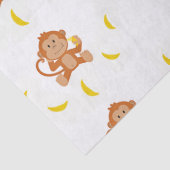 Affe und Bananen Seidenpapier (Detail)