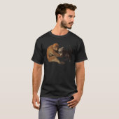 Affe und Katze aus Cornelis van Haarlem Der Fall T-Shirt (Vorne ganz)