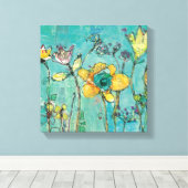 Affe und Mommy Leinwanddruck (Insitu (Holzboden))