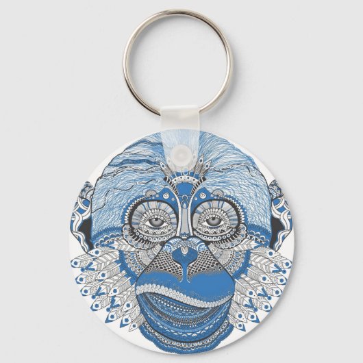 Affe - universell schlüsselanhänger (Vorderseite)