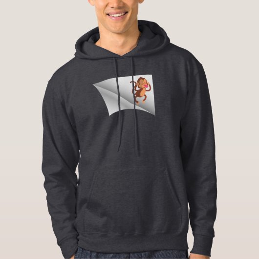 Affe unter dem Pflaster Hoodie (Vorderseite)