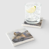 Affe Untersetzer (Seitenansicht)