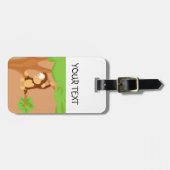 Affe von meinem Welttiere serie Gepäckanhänger (Vorderseite horizontal)