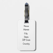 Affe von meinem Welttiere serie Gepäckanhänger (Rückseite vertikal)