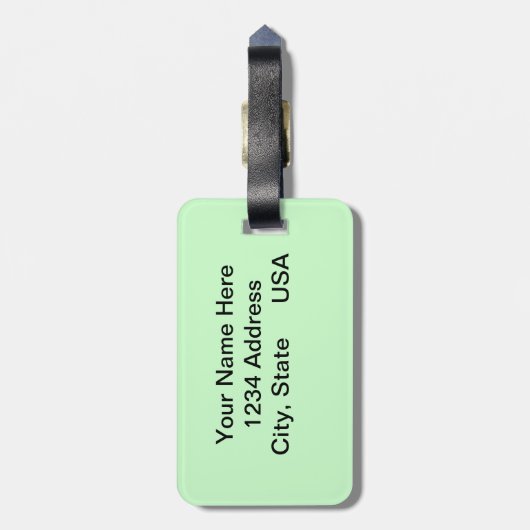 Affe-WaldGepäckanhänger Gepäckanhänger (Rückseite vertikal)