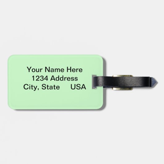 Affe-WaldGepäckanhänger Gepäckanhänger (Rückseite horizontal)