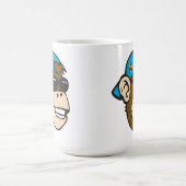 Affe-Wäsche-Tasse Kaffeetasse (Mittel)