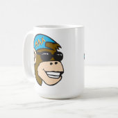 Affe-Wäsche-Tasse Kaffeetasse (Vorderseite Links)
