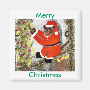 Affe-Weihnachtsmagnet durch dovigirl2008* Magnet