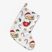 Affe Weihnachtsschnee Wintertiere Affe Kleiner Weihnachtsstrumpf (Vorderansicht (hängend))