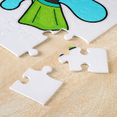 Affe wie Tauchen mit Schnorchel Puzzle (Seite)