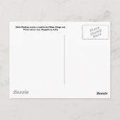 Affe will einen Keks Postkarte (Rückseite)