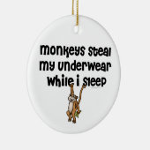 Affe-Witz Keramikornament (Rechts)