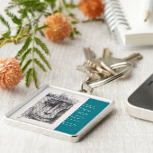 Affe Zeichne für Affenjahr 2016 Personalisiert K Schlüsselanhänger (Seite)