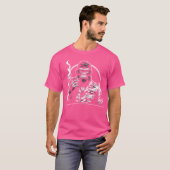 Affe Zigarre Gorilla raucht Zigarre T-Shirt (Vorne ganz)
