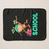 Affe zurück zur Schule Sherpadecke (Vorderseite (Horizontal))