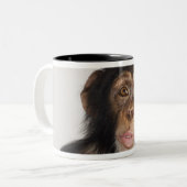 Affe Zweifarbige Tasse (Vorderseite Links)