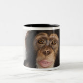 Affe Zweifarbige Tasse (Mittel)