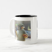 Affe Zweifarbige Tasse (Vorderseite Links)