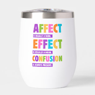 Affect vs Effect Grammar - Funny Word Nerd Geschen