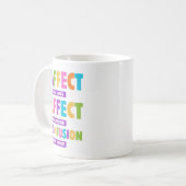 Affect vs Effect Grammar - Funny Word Nerd Geschen Kaffeetasse (Vorderseite Links)