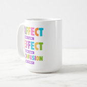 Affect vs Effect Grammar - Funny Word Nerd Geschen Kaffeetasse (Vorderseite Links)