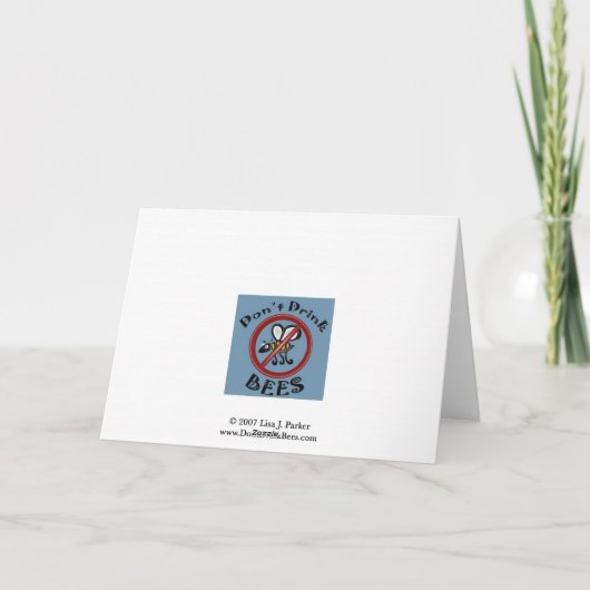 Affegeburtstagskarte Karte (Rückseite)