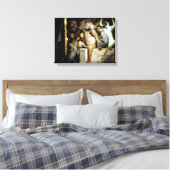 Affen als Kunstrichter Leinwanddruck (Insitu (Schlafzimmer))