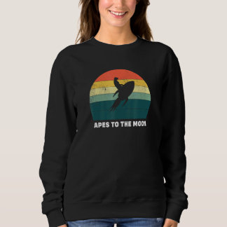 Affen auf den Mond Diamonds Hands Street wetten St Sweatshirt