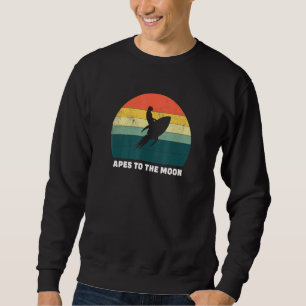 Affen auf den Mond Diamonds Hands Street wetten St Sweatshirt