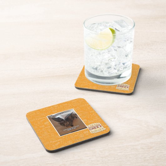 Affen auf Ferien Getränkeuntersetzer (Rechte Seite)