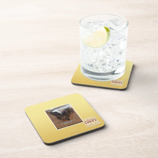 Affen auf Ferien Getränkeuntersetzer (Rechte Seite)